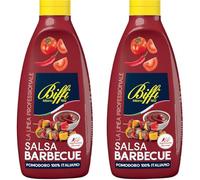 Biffi Salsa Barbecue - leggermente piccante, con Pomodoro 100% italiano - flacone da 900g (Confezione da 2)