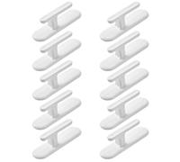 BIFHIG 10 Pezzi di Finestre Attingono al Gancio, Prestito per Tende, Accessori per Tende, Ganci per Tende, Seilwitzer.