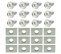 BIFHIG 12 Paia di Viti, Dadi A Vite, Viti A Testa Esagonale, Groove Phillips Viti, Cursore Dadi A Testa Quadrata.