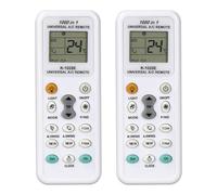 BIFHIG 2 Pezzi di Condizionatore d'Aria Telecomando, A Parete Condizionatore d'Aria Telecomando Universale, Telecomando, Rapido Accoppiamento Condizionatore d'Aria, Condizionatore d'Aria Accessori.