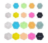 BIFHIG 20 Pezzi di Bottoni Annodati in Silicone, Collant Elastici, Clip per Camicie da Donna, Bottoni Annodati Antiscivolo, Adatti per Gonne E Top.