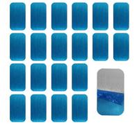 BIFHIG 20 Pezzi di Patch Magnetici Rettangolari, Magneti Metallici Autoadesivi, Accessori per La Sostituzione della Lampada, Adatti per Luci E Luci A Induzione.