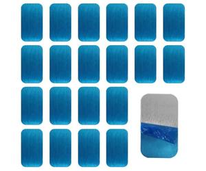 BIFHIG 20 Pezzi di Patch Magnetici Rettangolari, Magneti Metallici Autoadesivi, Accessori per La Sostituzione della Lampada, Adatti per Luci E Luci A Induzione.