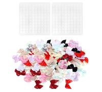 BIFHIG 300 Pezzi di Fiocchi di Colori Misti E 2 Pezzi di Erogazione, Accessori Fai -da -Te, Fiocchi Decorativi, Fiocchi per Copricapo, Strumenti Fatti A Mano.