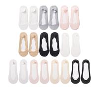 BIFHIG 5 Pezzi Di Calze Di Pizzo, 5 Pezzi Di Calze Di Ghiaccio, Calzini Antiscivolo Bocca Superficiale, Calzini Barca Invisibile, Calzini Anti-Caduta, Calze Col Tacco Alto.