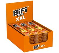BiFi Original XXL - Stick di salame, snack formato tascabile, essiccati all'aria, da gustare in viaggio, in ufficio o quando fai sport, con pepe, coriandolo e aglio, confezione da 30, 30 x 40 g