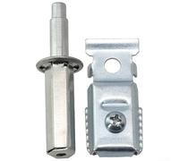BiFold - Kit di riparazione per porte spesse da 1 a 1 3/8 con staffa superiore e perno progettato per una lunga durata della porta stabile