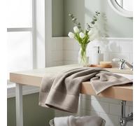Bifulco Set Asciugamani Viso + Ospite SITAS Brio 100% Cotone 500 g/m² | 50x100 cm + 40x60 cm | Balza Jacquard | Certificazione OEKO-TEX (Tortora)