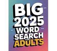 BIG 2025 Word Search For Adults: Large Print Word Search Puzzles for Relaxation and Mental Stimulation