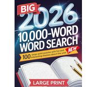 BIG 2026 Word Search for Adults: 10,000 New Words.