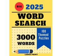 BIG 3000 Large Print Word Search Puzzles: 100 Themed Puzzles - For Adults, Seniors, and Teens