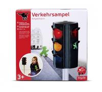 Ampelmann - Semaforo grande (71 cm), giocattolo grande per bambini dai 3 anni in su, con luce e iconico semaforo, per bambini con 4 lati giocabili, per interni ed esterni