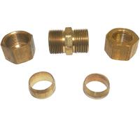 Big A Service Line Kit Di Connettori Maschio In Ottone 5/8" Pipe X 3/8" Thread