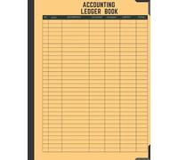 BIG Accounting Ledger Book: Simple Accounting Ledger for Bookkeeping and Small Business Income Expense Account Recorder: 112 PAGES| SIZE 8.5x11