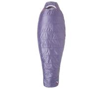 Big Agnes - Women's Anthracite 20 - Sacco a pelo sintetico Long - bis Körpergröße 183 cm Zip: Right Lavender
