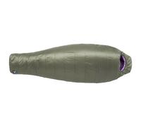 Big Agnes - Women's Anthracite 30 - Sacco a pelo sintetico Long - Bodysize: 183 cm Zip: Right verde/porpora