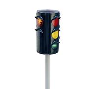Ampelmann - Semaforo grande (71 cm), giocattolo grande per bambini dai 3 anni in su, con luce e iconico semaforo, per bambini con 4 lati giocabili, per interni ed esterni