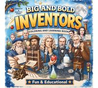 Big and Bold Inventors Coloring and Learning Book: Fun and Educational STEM Coloring Illustrations with Famous Innovators and Their World-Changing Inventions for Kids 8-14