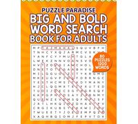 BIG AND BOLD: Word search puzzle for adults