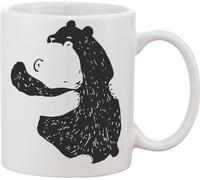 Big and Soft Bear Hug - Tazza in ceramica, colore: Bianco