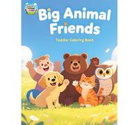 Big Animal Friends: Toddler Coloring Book