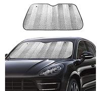 Big ANT auto parasole parabrezza pieghevole raggi UV riflettore auto finestra parasole Visor Shield copertura per blocco termico, mantiene il veicolo raffreddamento (139,7 x 69,8 cm)