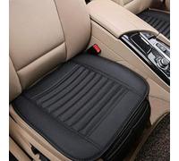 Big Ant Cuscino per sedile auto, 1 pezzo, traspirante, per interni auto, per sedia da ufficio, in pelle sintetica (poliuretano) (nero)