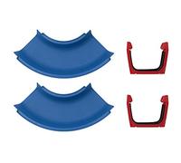 BIG AquaPlay - Curva 2X - Set di espansione per circuiti Acquatici AquaPlay, 2 Elementi curvi, 2 Morsetti di Collegamento, 4 guarnizioni in Gomma, Accessori per circuiti Acquatici