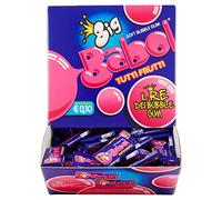 Big Babol 9531500 Tutti i Frutti Gomma da Masticare Morbida, Gusto Tutti Frutti, Confezione da 200 Gomme da Masticare Monopezzo