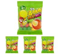 Big Babol, Chewing Gum, Gusto Frutti Assortiti, 1 Busta con Gomme da Masticare Morbide Ripiene, Senza Glutine, per un'Esplosione di Bontà e Divertimento da Condividere (Confezione da 4)