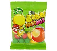 Big Babol, Chewing Gum, Gusto Frutti Assortiti, 1 Busta con Gomme da Masticare Morbide Ripiene, Senza Glutine, per un'Esplosione di Bontà e Divertimento da Condividere (Confezione da 6)