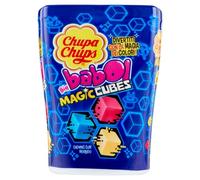 Big Babol Magic Cubes, Chewing Gum morbido, Gusto Tutti Frutti, senza Glutine, Barattolo di Gomme da Masticare, Divertiti con la Magia dei Colori