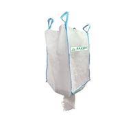 Berger & Schröter 50098 Big Bag con beccuccio, 90 cm x 90 cm x 120 cm, Bianco, (L x B x H) 90 x 90 x 120 cm
