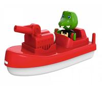 AquaPlay - FireBoat - Accessories waterways or for the bath, fire brigade boat w
