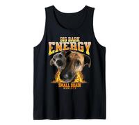 Big Bark Energy Funny Dog Meme Small Brain Moments Funny Dog Canotta