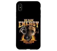 Big Bark Energy Funny Dog Meme Small Brain Moments Funny Dog Custodia per iPhone XS Max