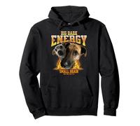Big Bark Energy Funny Dog Meme Small Brain Moments Funny Dog Felpa con Cappuccio