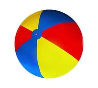 Big Beach Ball - Large Beach Balls Bulk | Giant Rainbow Inflatable Pool Toy | Grande PVC Swimming Ball For Kids And, Colorful Summer Party Favor For Beach Games, Backyard Water Fun, Outdoor