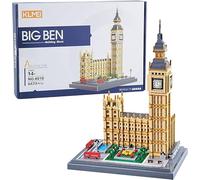 Big Ben Blocchi di Costruzione, 6473 Pezzi Mirco Torre dell'orologio di Londra Architecture Modellismo Set da Costruzione Non Compatibile con le Principali Marche
