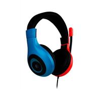 Bigben Connected SWITCHHEADSETV1R+B cuffia e auricolare Cablato A Padiglione Giocare Blu, Rosso