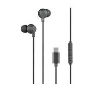 Bigben Auricolari intrauricolari USB C – 70% plastica riciclata, telecomando e microfono – Nero