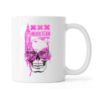 Big Ben London Hooligan - Tazza da tè e caffè, in ceramica, colore: bianco