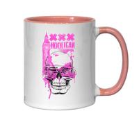 Big Ben London Hooligan - Tazza da tè e caffè in ceramica, colore: rosa