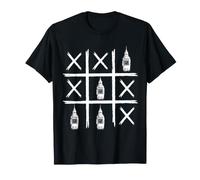 Big Ben Londra Vintage Tic-Tac-Toe Maglietta