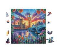 Big Ben Rompicapo 100 Pezzi Puglia Per Adulti Cartone Spesso Resistente Per Tempo Libero E Passatempo Da Passatempo Con Poster Incluso Top Vendita 28x28cm