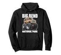 Big Bend National Park Offroad 4x4 Pick-up Design Felpa con Cappuccio