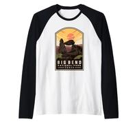 Big Bend National Park Texas Maglia con Maniche Raglan