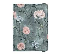 Big Blush Florals - Porta passaporto e carte di vaccino, porta passaporto, porta documenti da viaggio, con scomparto per carte di vaccino, impermeabile, essenziale da viaggio