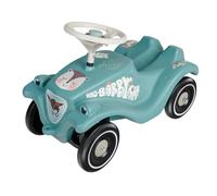 Big Bobby Car Classic Life - Auto scorrevole a partire da 1 anno, realizzata in plastica riciclata, carrozzeria ergonomica, volante di sicurezza con clacson, ruote stabili, colore beige petrolio, a