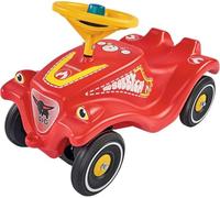 BIG-Bobby-Car-Classic Vigili del fuoco per bambini con adesivi in design pompiere, per ragazzi e ragazze, portata fino a 50 kg, veicolo antiscivolo per bambini a partire da 1 anno, Eor
